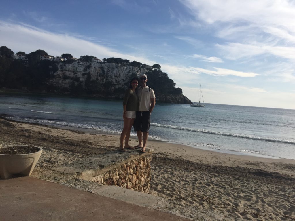 Cala Saldana y el Viviravela Cala Galdana
