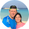 Raul y Mayte en Ses Illetes Formentera