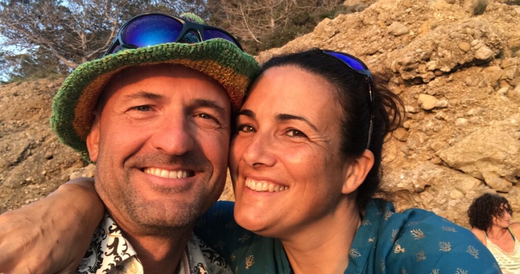 Raquel y Sergi Cala Benirràs IBIZA